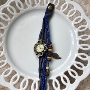 Blue Decorative Watch